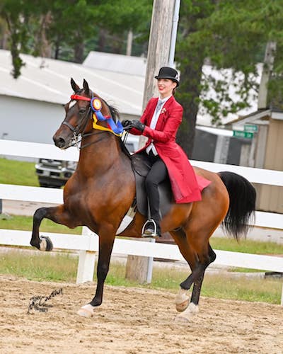 Riding instructor Carly Cibelli at Seacoast Horse Show